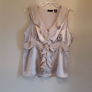 APOSTROPHE GOLD DRESSY BLOUSE
